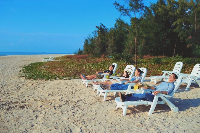 Playa de Shiluokou en la isla de Weizhou