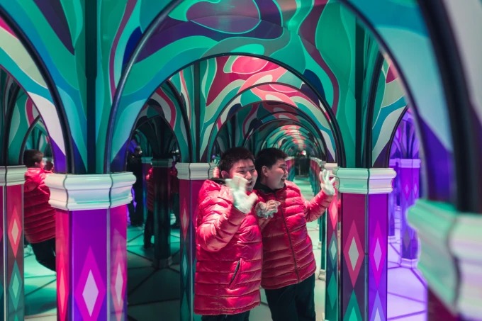 La zona de actividades del Dinosaur Club en Dino Water Town