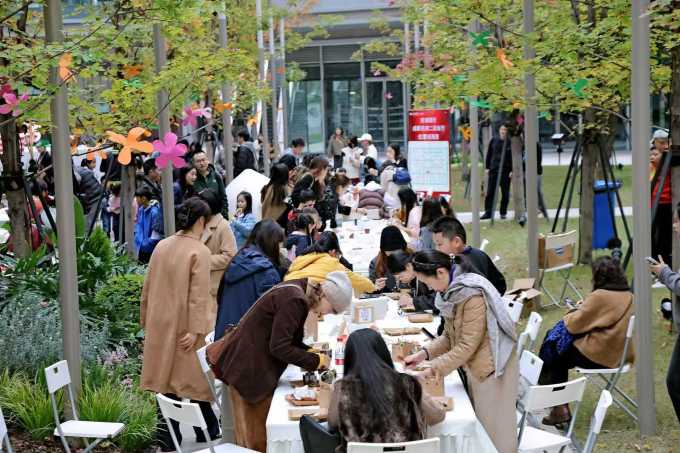 Eine gemeinnützige Nachbarschaftsveranstaltung in Chengdu