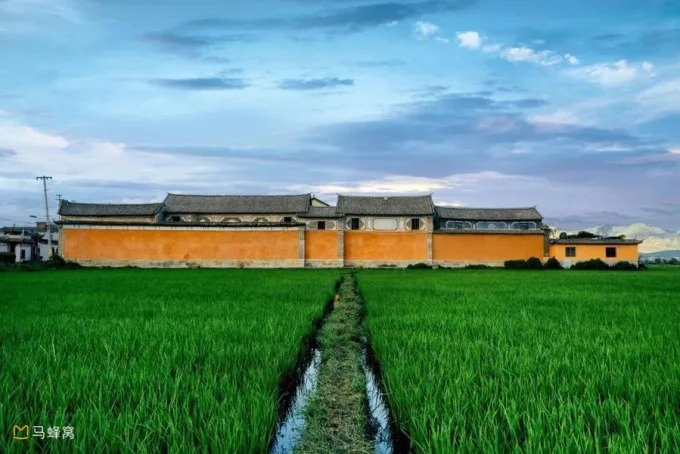 Muros distintivos da casa de hóspedes Xilin Yuan, em Xizhou