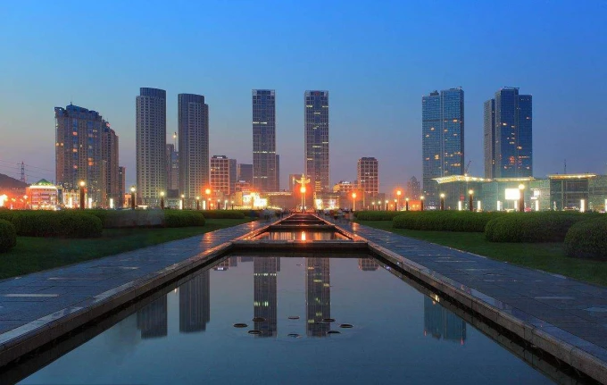 Waterfront at Xinghai Square in Dalian