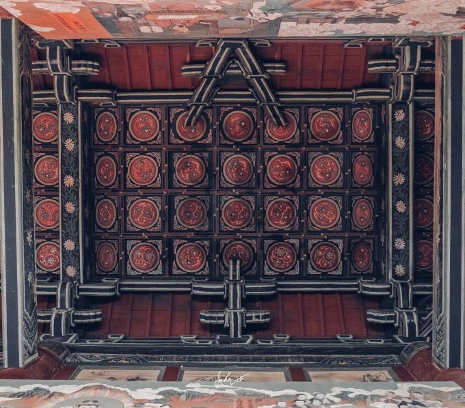 Wandbild im Huayan-Tempel