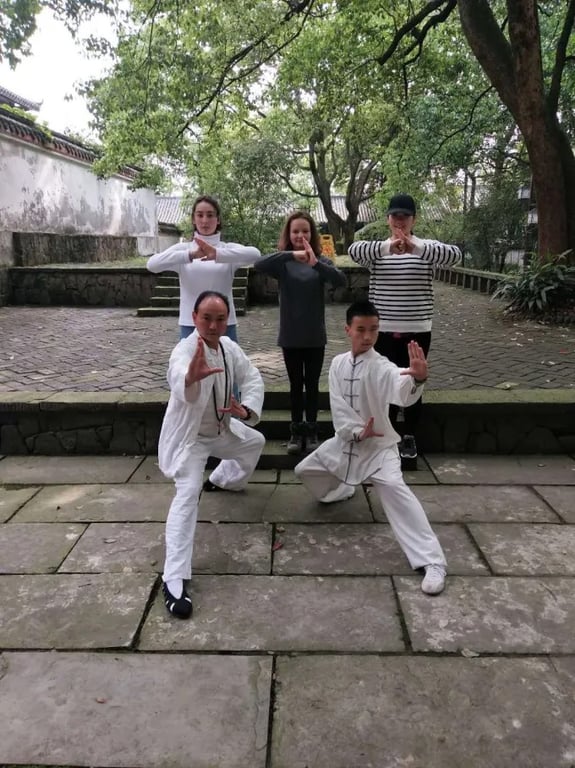 峨眉武術ゆかりの寺の庭