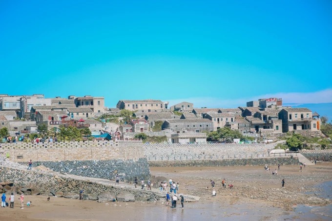 Stone houses and lanes in Beigang Village
