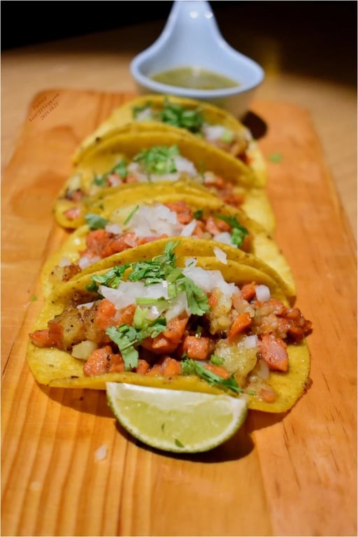 Rindfleisch-Tacos bei Zapata's in Guangzhou