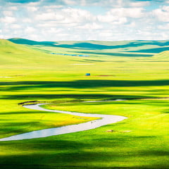Meanders of the Moriger River from a viewpoint