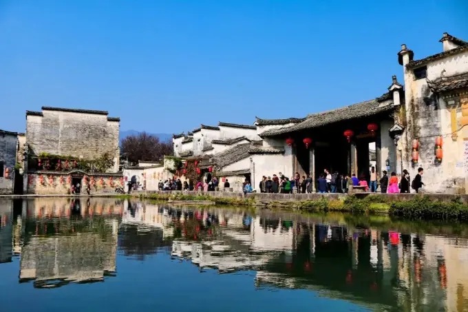 Bâtiments traditionnels du village de Hongcun