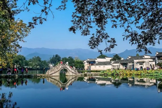 Le village de Hongcun dans le comté de Yi