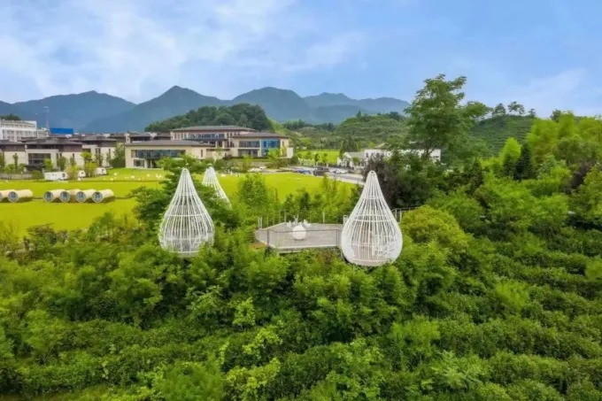 Huifeng Wanyun Taiping Lake Hotelの芝生