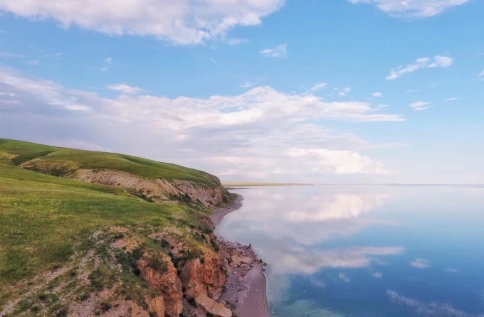 Shoreline of Hulun Lake
