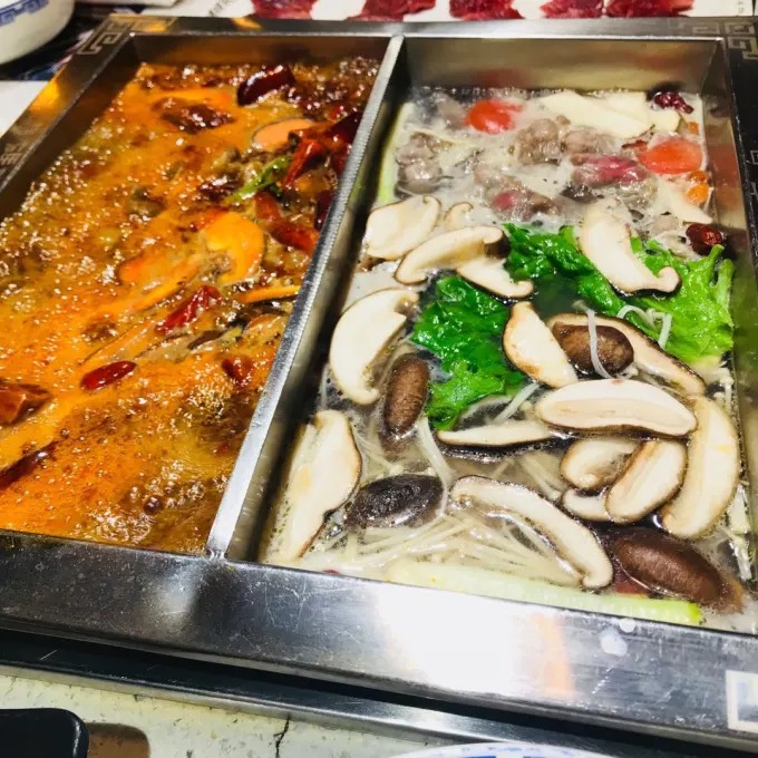후룬베이얼 훠궈용으로 썬 양고기