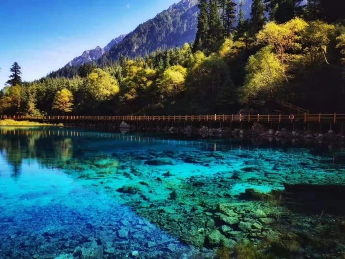 Cascade à Jiuzhaigou