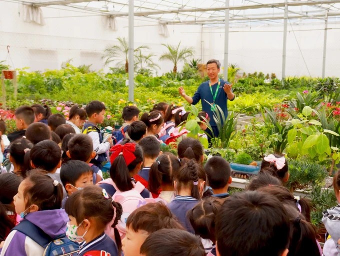 A farm activity on the rural route