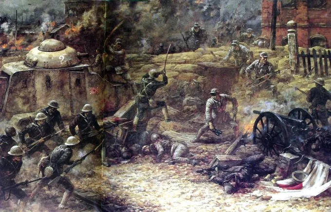 Photographie historique liée à la bataille de Wanjialing