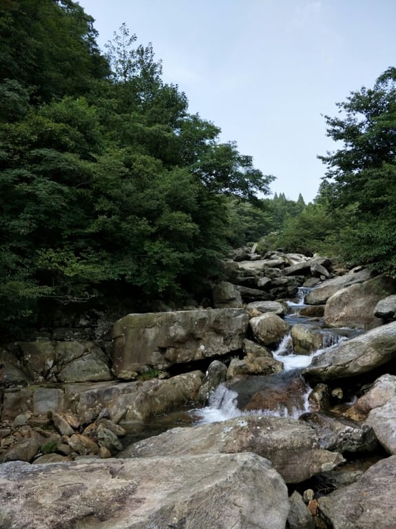 Berglandschaft rund um Lushan in Jiangxi