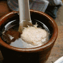 さまざまな種類の肉餅湯
