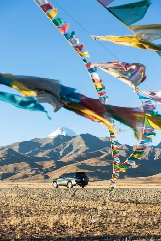 Gang Rinpoche rising above the Ngari plateau