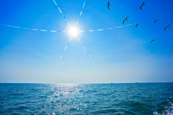 Innenbecken im Penglai Polar Ocean World