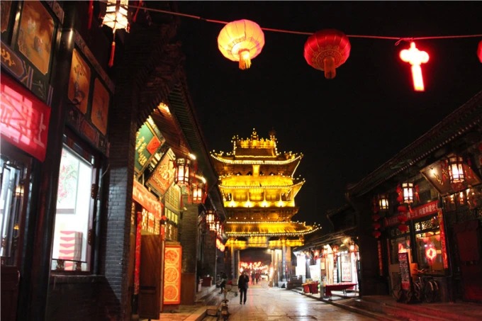 A corner of Pingyao's historic townscape