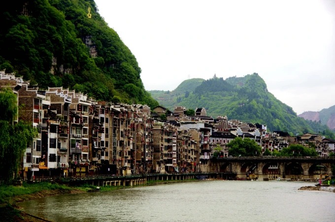 Der Wuyang-Fluss in Zhenyuan