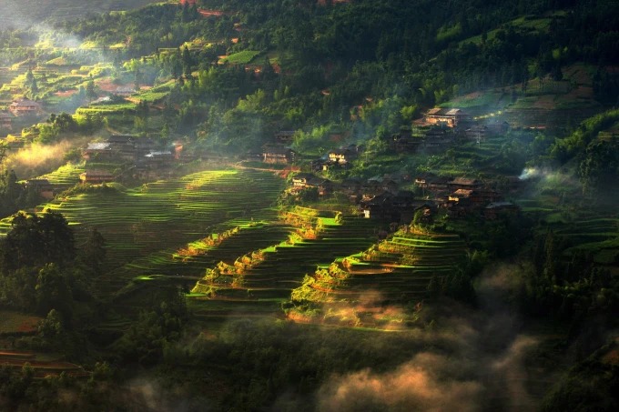 Terrazas en Jiabang
