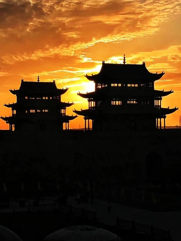 Farbige Felsformationen bei Zhangye Danxia