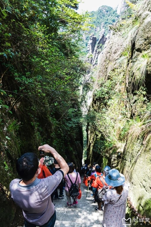 Narrow stairway at One Line Sky