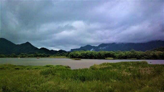 Lago y humedal en Dajiuhu