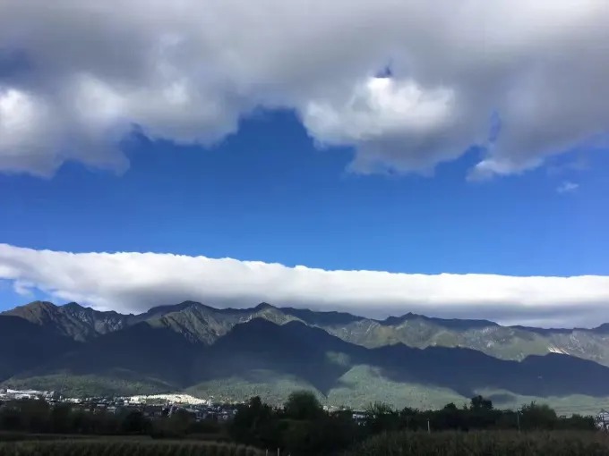 Cangshan mountains above Dali