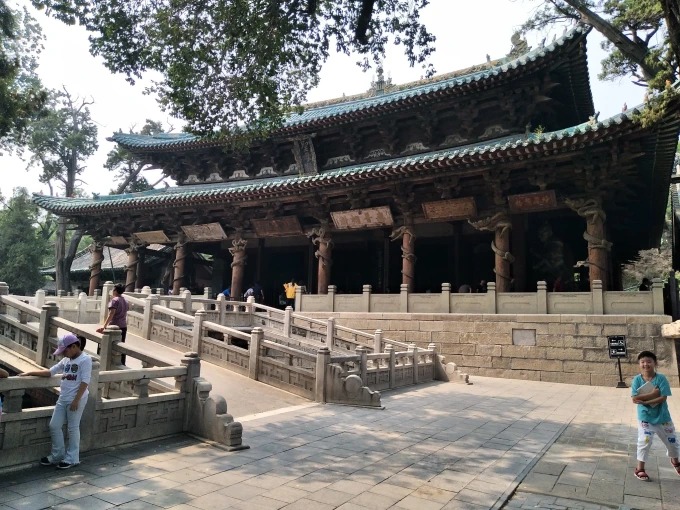 Goddess Hall at Jinci Temple, seen from the front courtyard
