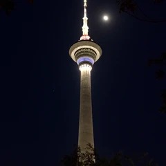 Stadtdächer und Türme in Tianjin