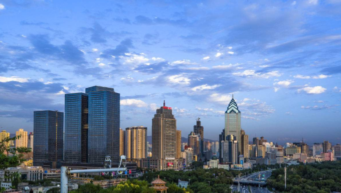 Stadtansicht von Urumqi, Xinjiang