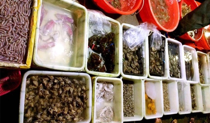 Seafood at Nanwan market