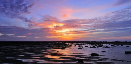 Sea-eroded platform at Wucai Beach