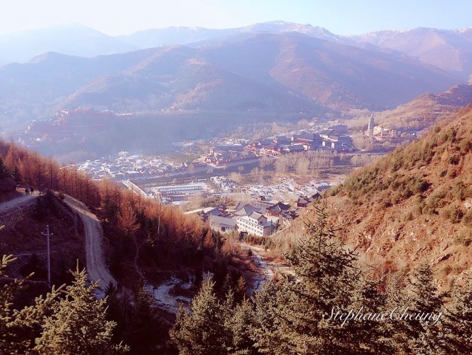 Le temple de Dailuoding au-dessus de Taihuai