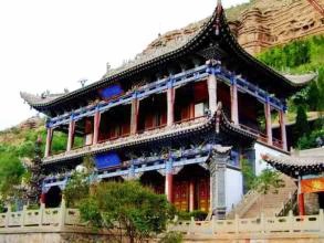 Templo de Beichan na encosta norte de Xining
