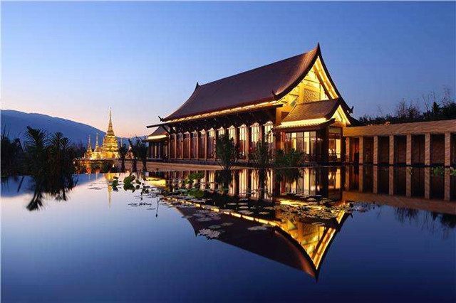 Buddhist life and temple surroundings in Xishuangbanna