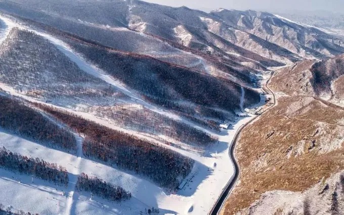 Pistes de ski dans le secteur de Chongli