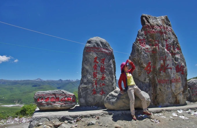 Hochland bei Chazhen Liangzi auf dem Hongyuan-Plateau